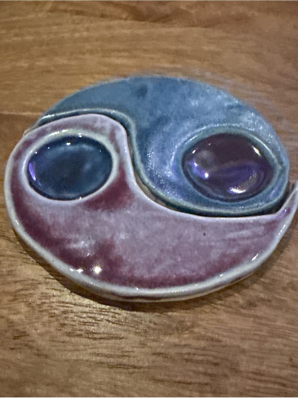 Handmade Yin Yang Ceramic Trinket Dishes